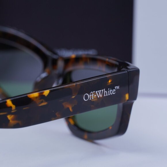 Final Price! Off-White OERI135 MIRAMAR 6055 Havana/Green Sunglasses main image 5